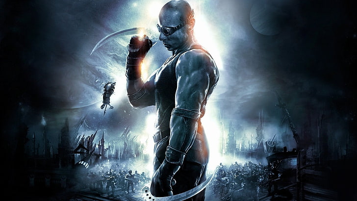untitled, Riddick, The Chronicles of Riddick, science fiction, HD wallpaper