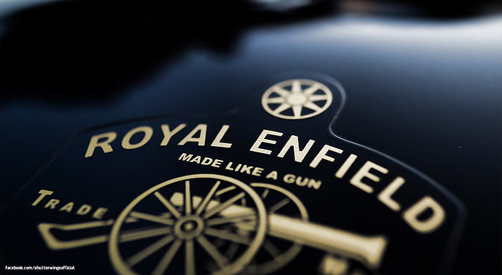 Royal ENfield, Royal Enfield logo, Motorcycles, Other Motorcycles, HD wallpaper