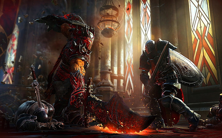 Lords of the Fallen, Xbox 360, digital art, fantasy art, video games