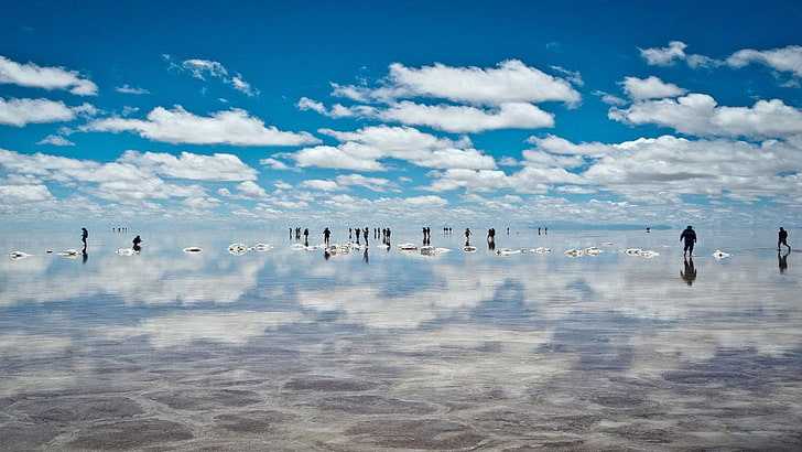 Salar de Uyuni - Daniel Campos Bolivia, sky, cloud - sky, water, HD wallpaper