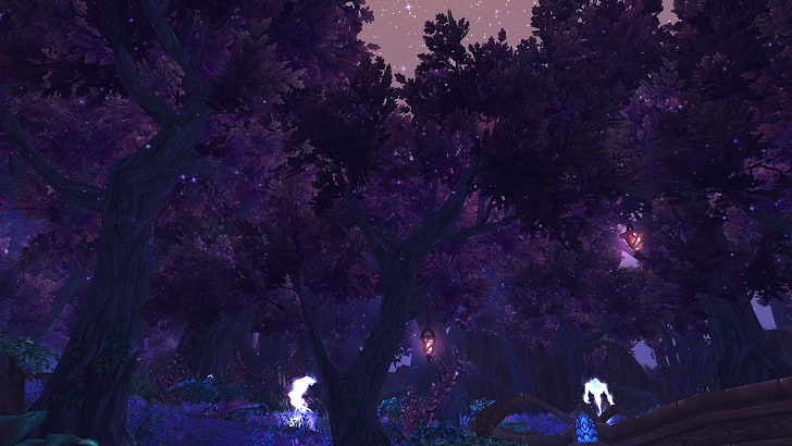 silhouette of tree, World of Warcraft: Warlords of Draenor, video games