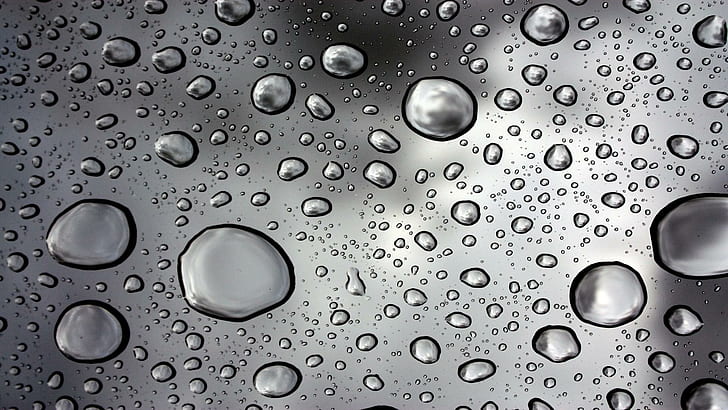 Rain Water Droplets Background Images, drops, HD wallpaper