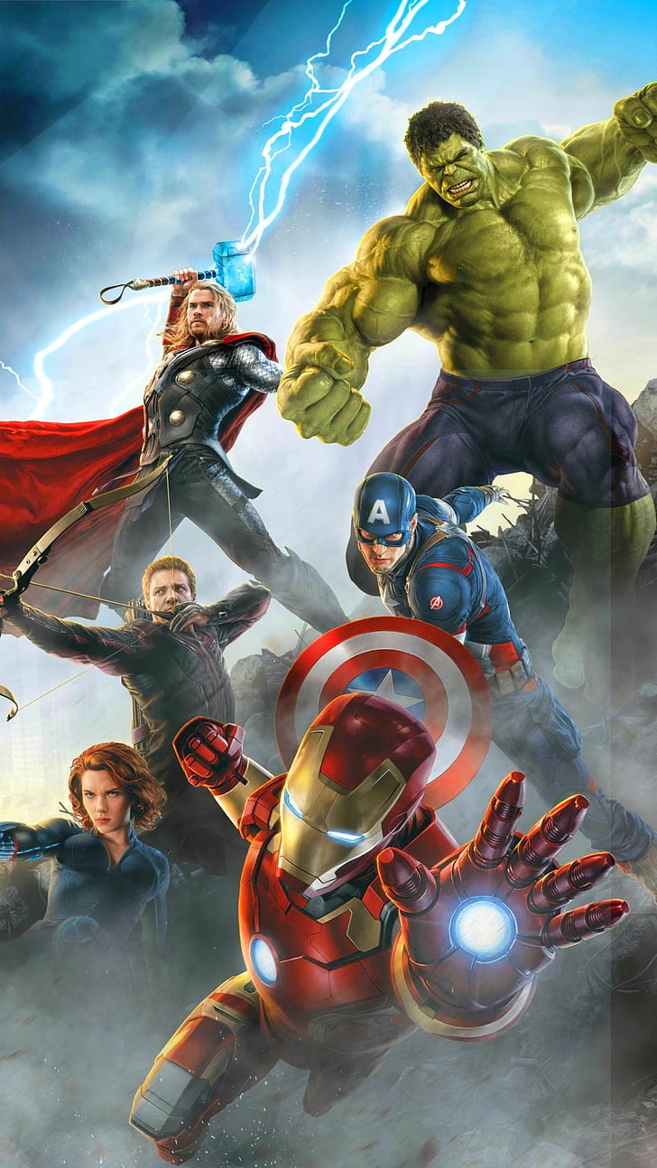HD wallpaper: Avengers: Age Of Ultron Heroes, Marvel Avengers ...