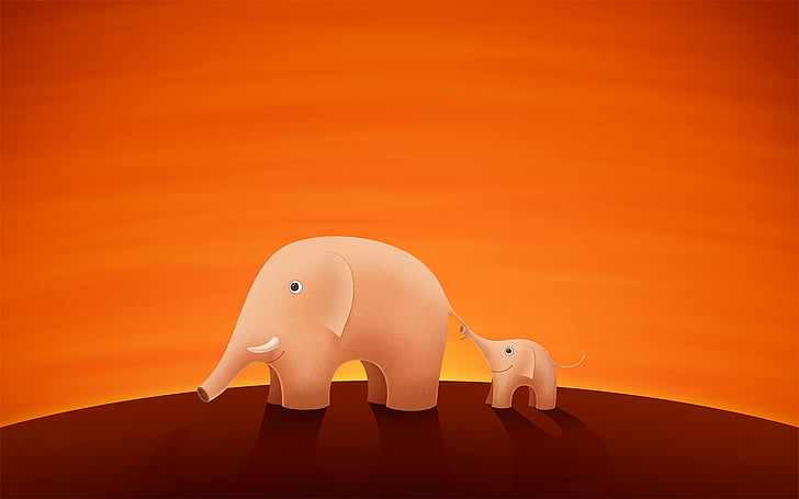 Animal, Elephant, HD wallpaper
