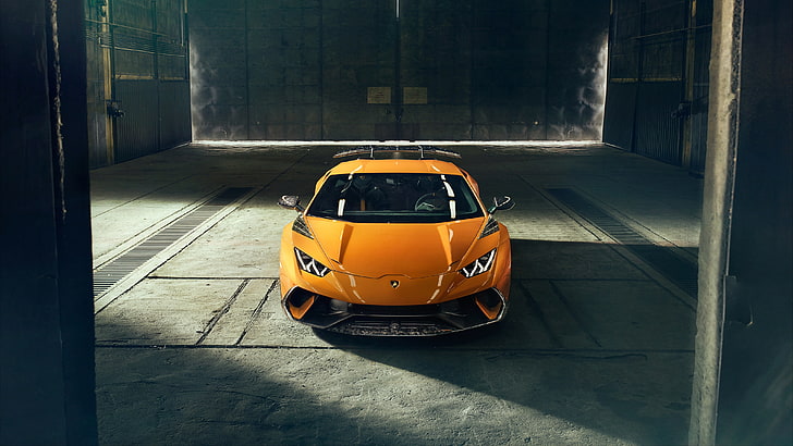 Super Car , hangar, Lamborghini Huracan, mode of transportation