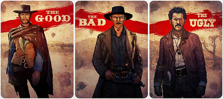 Clint Eastwood, The Bad And The Ugly, The Good, HD wallpaper