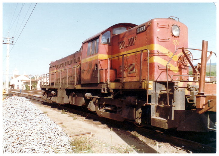 train, R.F.F.S.A, diesel locomotive, transportation, rail transportation, HD wallpaper