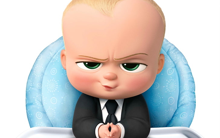 The Boss Baby 2017, Boss Baby illustration, Movies, Hollywood Movies, HD wallpaper