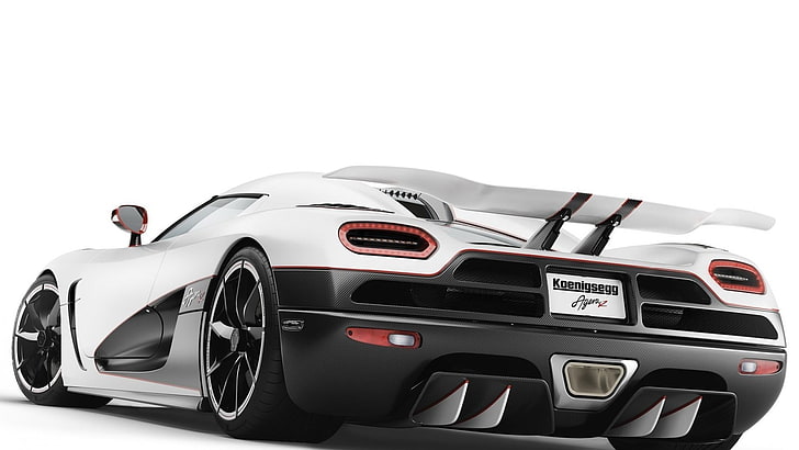 black and white BMW car, Koenigsegg Agera, supercars, motor vehicle, HD wallpaper