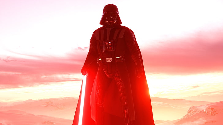 Darth Vader, Star Wars, Star Wars: Battlefront, video games, lightsaber, HD wallpaper