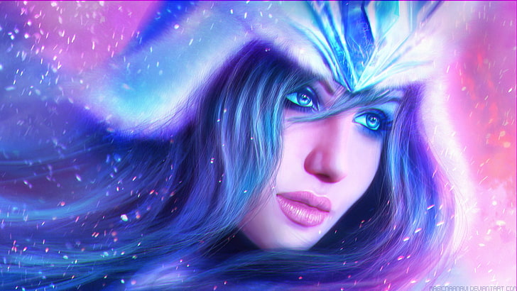 Sivir from League of Legends, anime girls, realistic, render