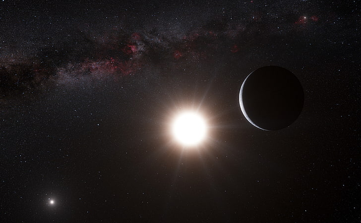 A Planet Around Alpha Centauri, Space, Star, System, Planetary