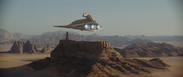 Jedha, Rogue One: A Star Wars Story, Star Destroyer, HD wallpaper