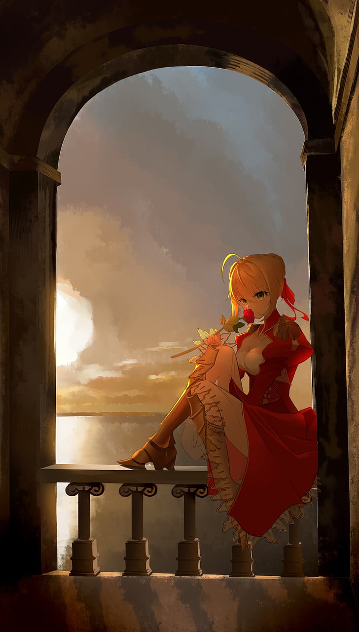 anime, anime girls, Nero Claudius, Fate series, Fate/Extra, HD wallpaper
