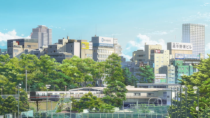 Kimi no Na Wa, Your Name, cityscape, HD wallpaper