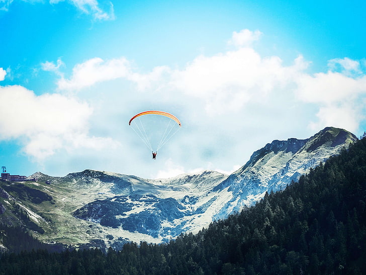 air, allgu, allgu alps, alpine, bavaria, blue, blue sky, clouds, HD wallpaper