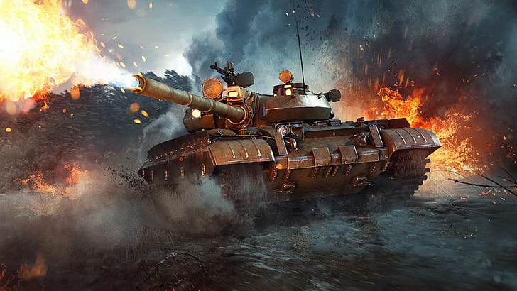 Video Game, War Thunder, T-54, Tank