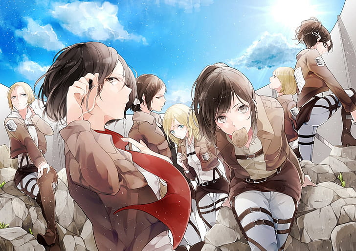 Featured image of post Attack On Titan Christa Wallpaper - Attack on titan christmas wallpaper!!!