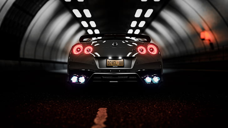 Nissan GTR, Forza Horizon 4, car, video games, HD wallpaper