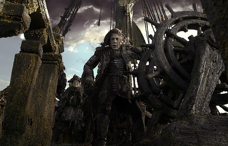 Movie, Pirates Of The Caribbean: Dead Men Tell No Tales, Captain Salazar, HD wallpaper