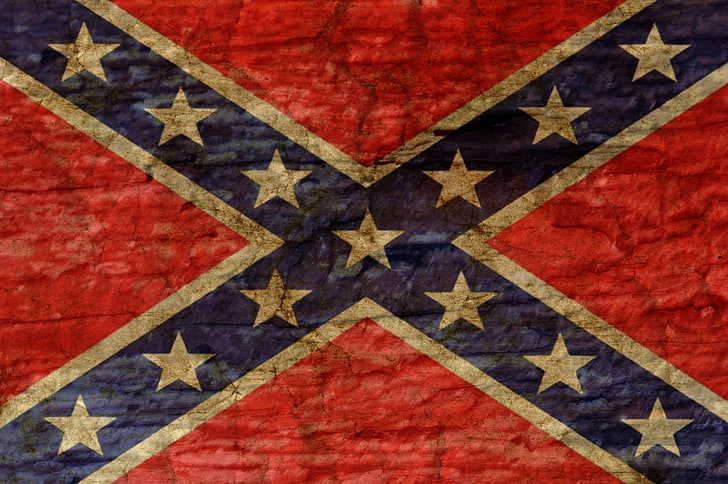 confederate flag, red, no people, backgrounds, full frame, pattern, HD wallpaper