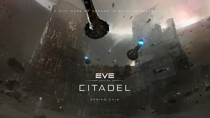 EVE online citadel, EVE Online, ccp, game, ccp game, HD wallpaper