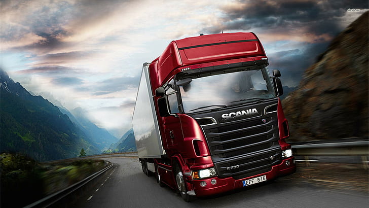 Scania, Truck, vehicle, transportation, mode of transportation, HD wallpaper