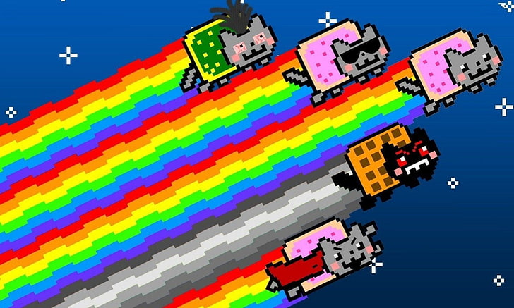 Humor, Nyan Cat, HD wallpaper