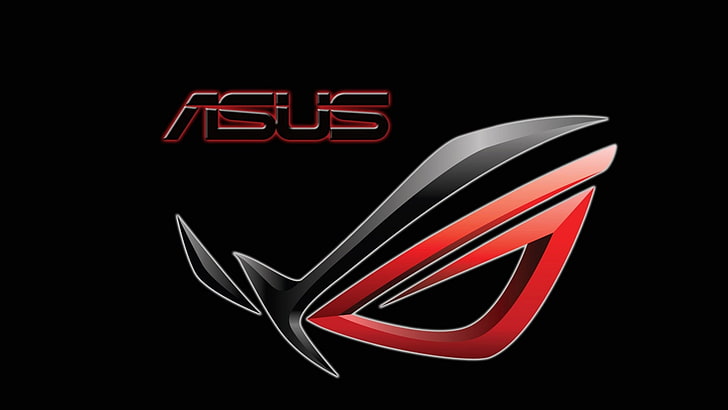 Asus logo, computers, company, shadow, illustration, symbol, vector