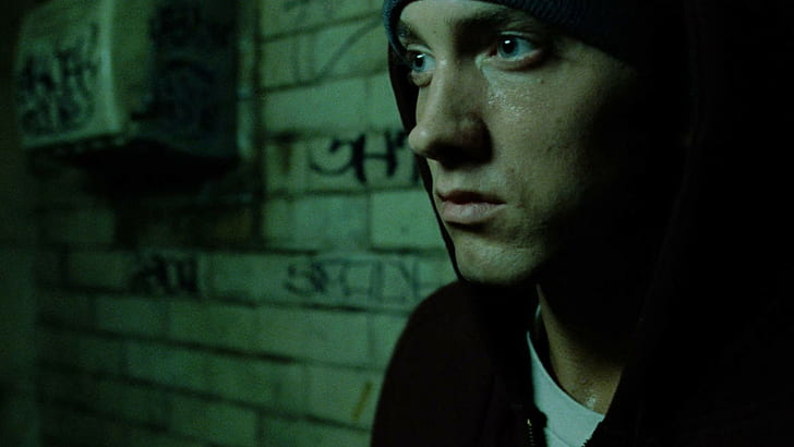 HD wallpaper: 8 mile, Eminem, Jimmy smith, B-rabbit, portrait, one person |  Wallpaper Flare