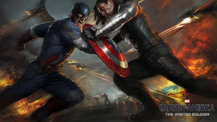 The Winter Soldier Captain America Marvel Desktop Wallpaper Hd 3840×2160, HD wallpaper