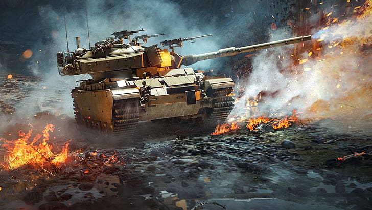 Video Game, War Thunder, M1 Abrams, Tank