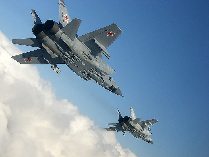 aircraft, jets, Mikoyan MiG-31, military aircraft, vehicle, HD wallpaper