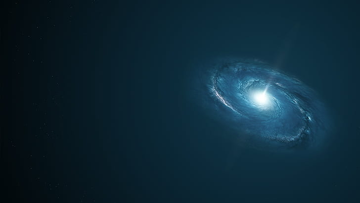 Quasar Black Hole Stars HD, space, HD wallpaper