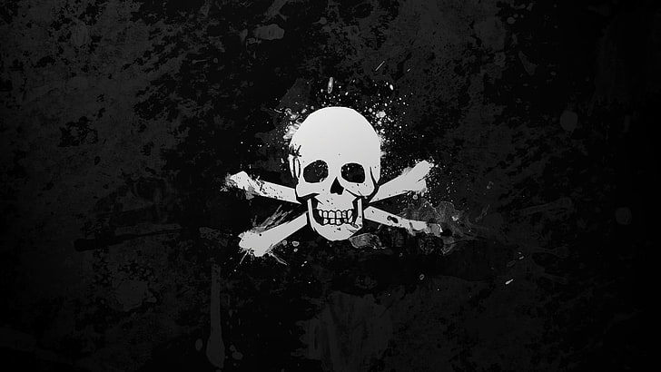 HD black and white skull wallpapers  Peakpx