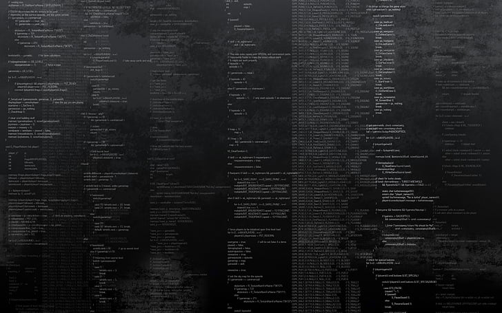 black, code, coding, computer, numbers, programming, technology, HD wallpaper
