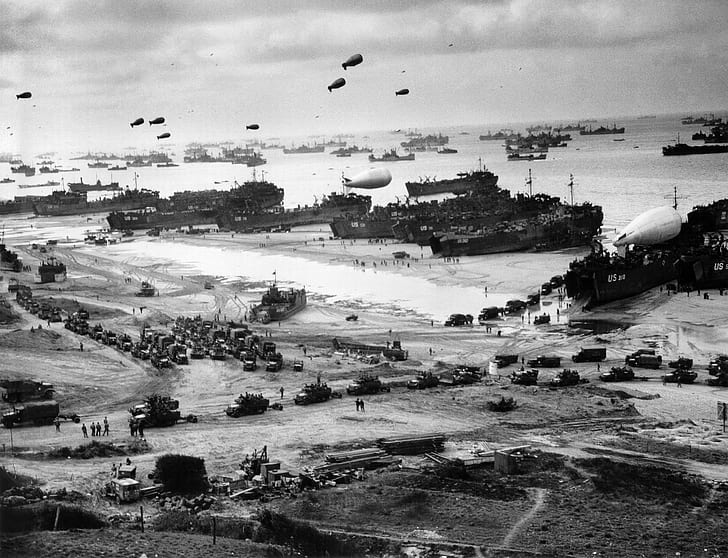 World War II, military, Omaha Beach, D-Day