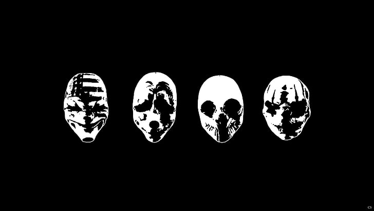 Payday: The Heist, Payday 2, video games, PC gaming, mask, Hoxton, HD wallpaper