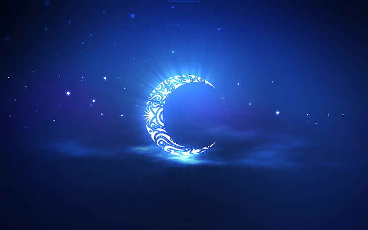 HD wallpaper: Ramadan, moon, islamic, christian, 2560x1600, 4k 