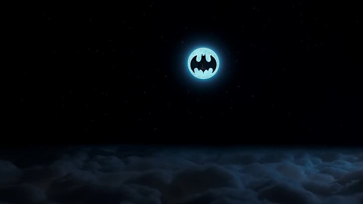 Batman (1989), movies, film stills, Moon, Batwing (aircraft), HD wallpaper