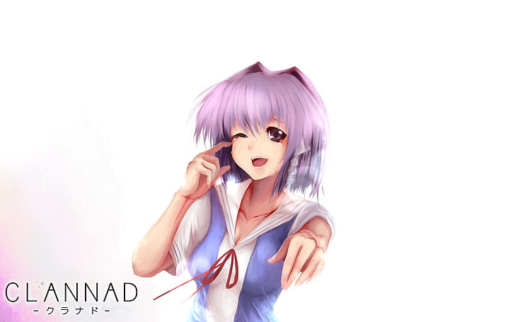 test kyou, please ignore, anime girls, Clannad, Fujibayashi Kyou, HD wallpaper
