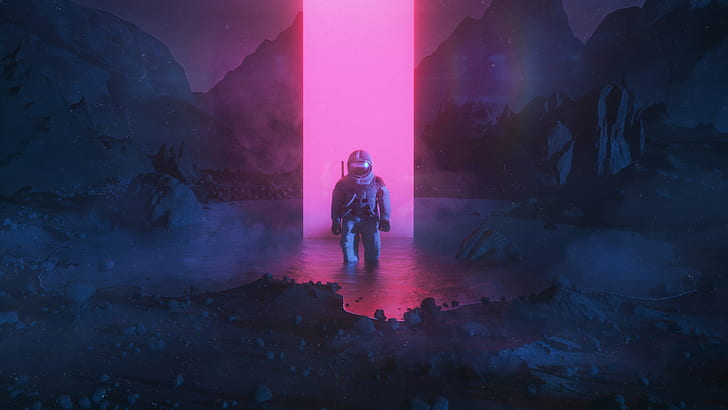 Sci Fi Astronaut Phone Wallpaper - Mobile Abyss-cheohanoi.vn