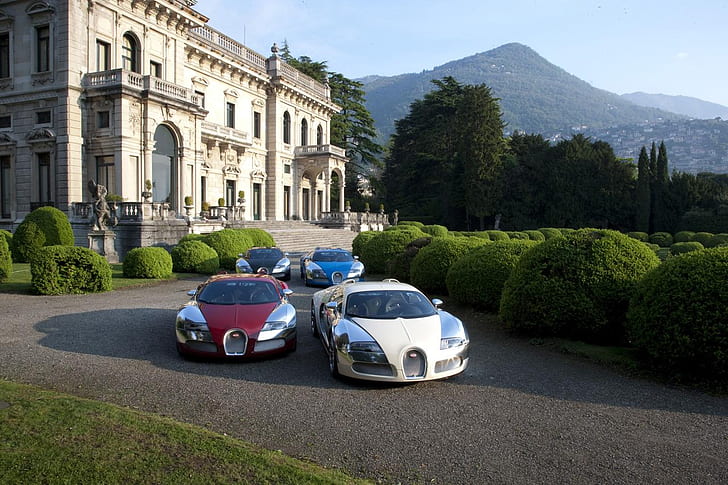 Bugatti 16.4 Veyron Nocturne, bugatti veyron centenaire 2009, HD wallpaper