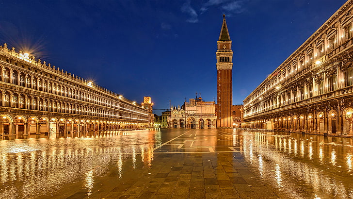 Italy, Venice, Piazza San Marco, HD wallpaper