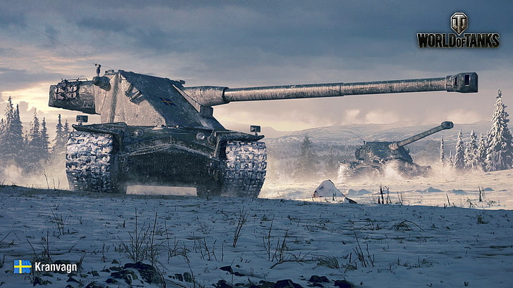 World of Tanks, Kranvagn, Sweden, cold temperature, snow, winter, HD wallpaper