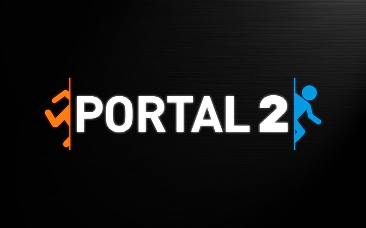 HD wallpaper: Portal (game), Portal 2, video games, logo, communication