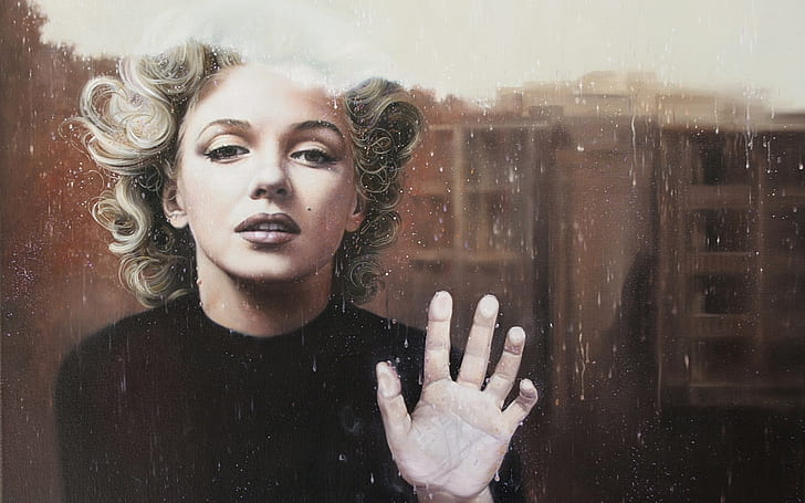 Fondo de pantalla HD Marilyn Monroe Rubia Dibujo HD, digital / obra de arte