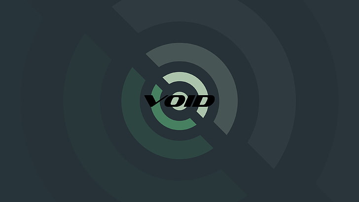 Void Linux, material minimal, minimalism, material style, circle, HD wallpaper