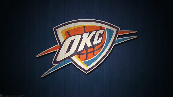 Sports, Oklahoma City Thunder, Basketball, Logo, NBA, HD wallpaper