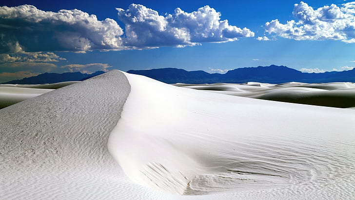 463105 White Sands, New Mexico, desert photograph, nature, 1920x1080